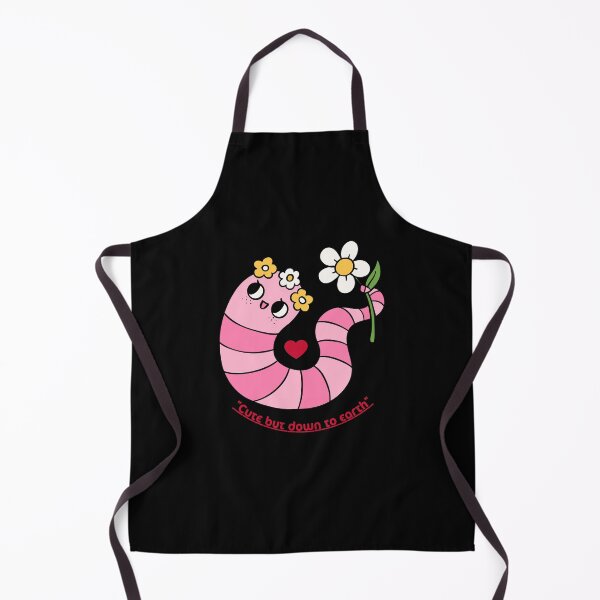 Item preview, Cute But Down to Earth – Groovy Kawaii Worm and Flowers Design designed and sold by AnyMar2023.