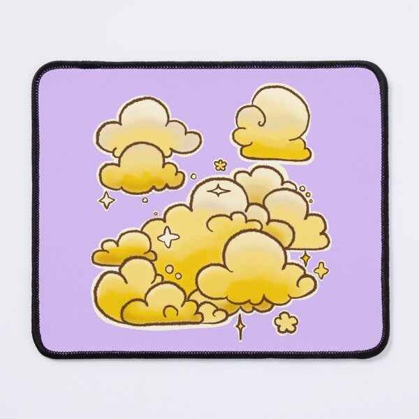 Item preview, Yellow Chibi Clouds designed and sold by DarkRoastDragon.