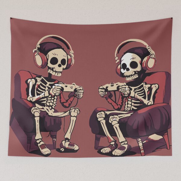 Item preview, Gaming Skeletons with in Game Chair designed and sold by Benszi.