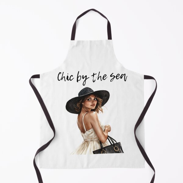 Item preview, Chic by the Sea – Coastal Fashion Girl designed and sold by Ela-graphicwiz.