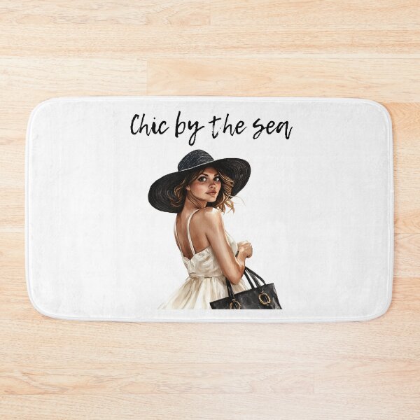 Item preview, Chic by the Sea – Coastal Fashion Girl designed and sold by Ela-graphicwiz.