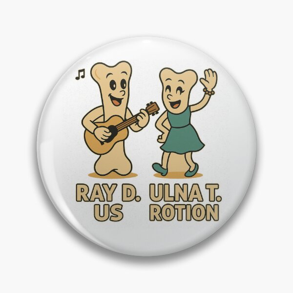 Item preview, “Ray D. & Ulna T. – Wrist-Rotation Duet Tee” designed and sold by F-B-F.