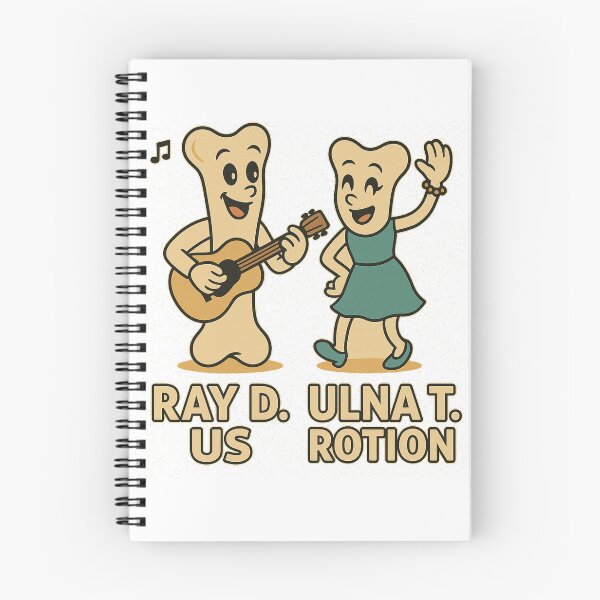 Item preview, “Ray D. & Ulna T. – Wrist-Rotation Duet Tee” designed and sold by F-B-F.