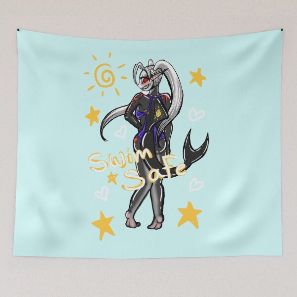 Item preview, shark girl summer designed and sold by nekoandwolf1.