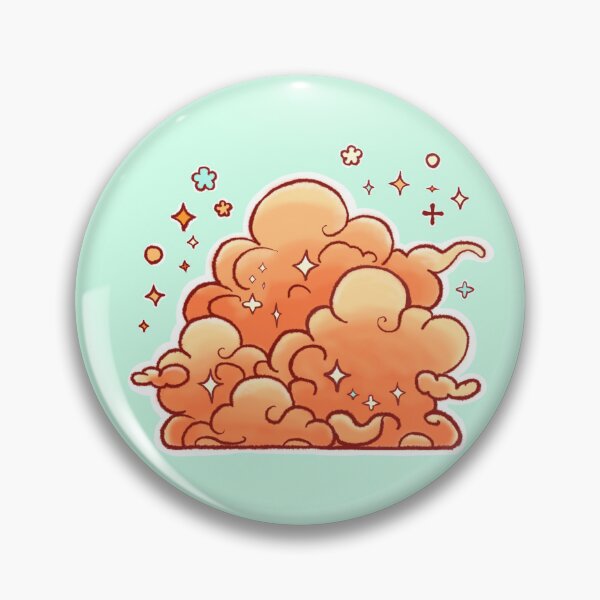 Item preview, Orange Chibi Clouds designed and sold by DarkRoastDragon.