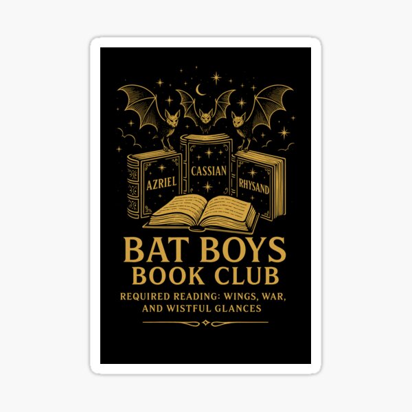 Item preview, Bat Boys Book Club designed and sold by janeazinger.
