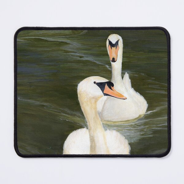 Artikelvorschau, Fidelity-Swans von Cecile Grace Charles entworfen und verkauft von CecileCharles.