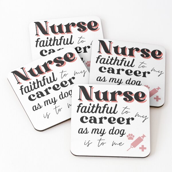 Item preview, Nurse faithful to my career as my dog is to me designed and sold by neferet store.