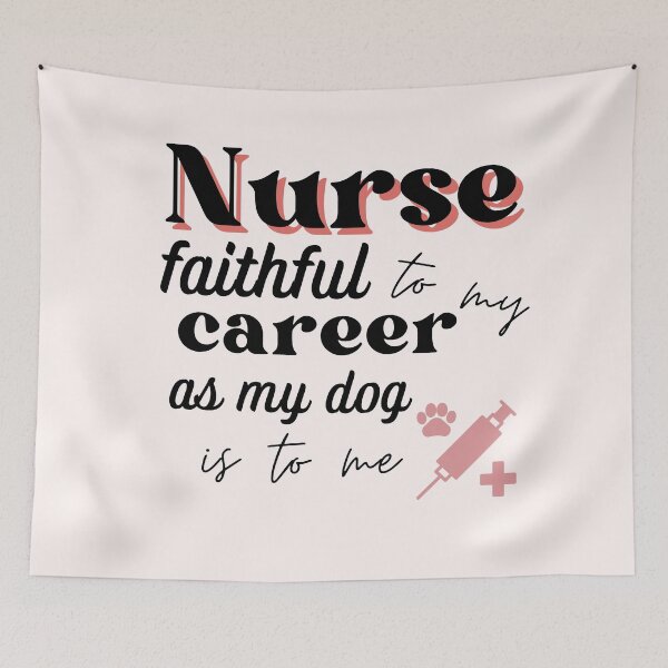 Item preview, Nurse faithful to my career as my dog is to me designed and sold by neferet store.