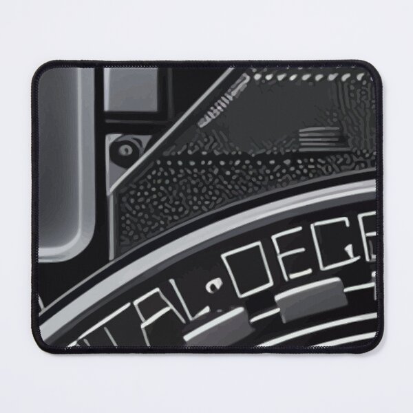 Item preview, Grayscale Grid Captures Machine Precision designed and sold by rilukama.