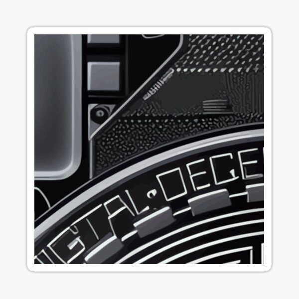 Item preview, Grayscale Grid Captures Machine Precision designed and sold by rilukama.