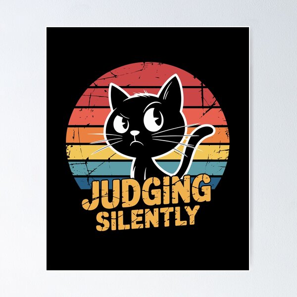 Item preview, Judging Silently designed and sold by VectorArtGuy.