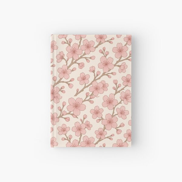 Cherry Blossom Branches – Delicate Floral Pattern Hardcover Journal