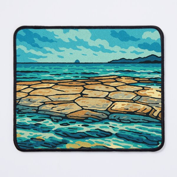 Item preview, Tatami Stone Shoreline | Okinawa Coast - Natural Harmony designed and sold by GeEeN.