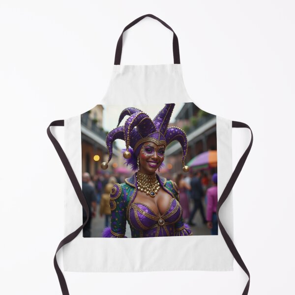 Artikelvorschau, Weibliche Mardi Gras Jester Serie entworfen und verkauft von JWCEnterprises.