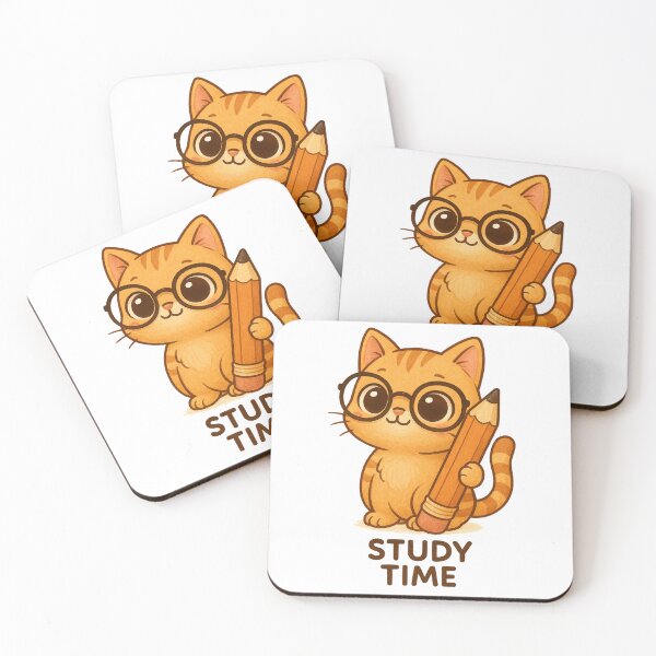 Item preview, Intellectual Kitten Study Time designed and sold by JonelleTshirts.