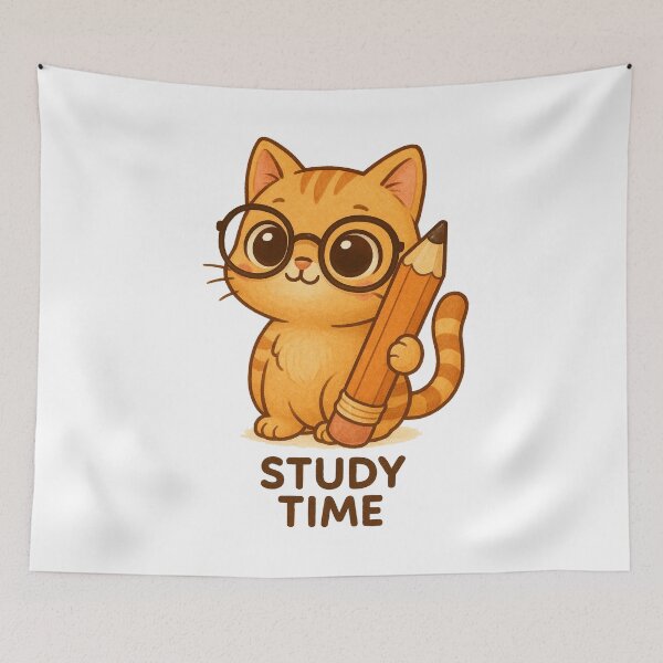 Item preview, Intellectual Kitten Study Time designed and sold by JonelleTshirts.