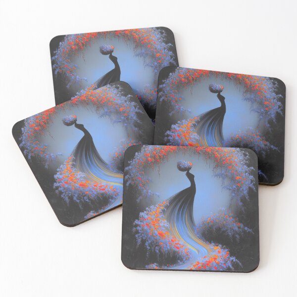 Item preview, Floral Ascent: A Silhouette in Bloom designed and sold by bloorose.