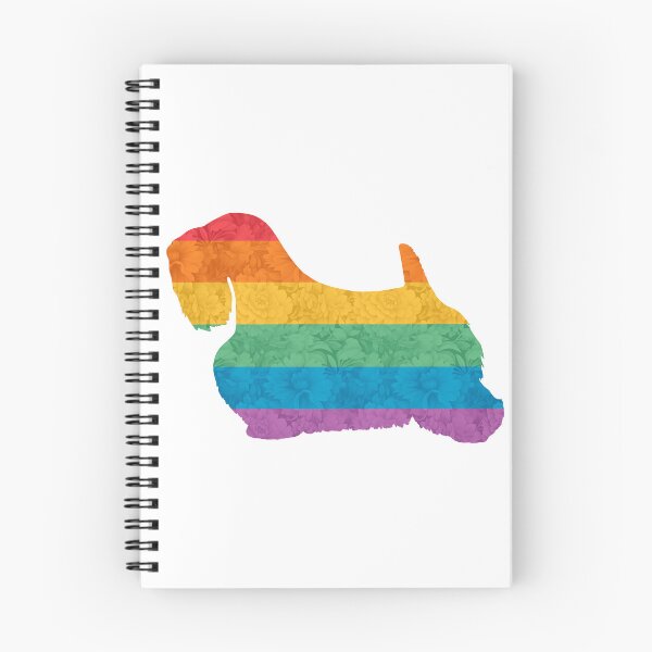 Item preview, Rainbow Pride Sealyham Terrier designed and sold by Spinyflowerart.