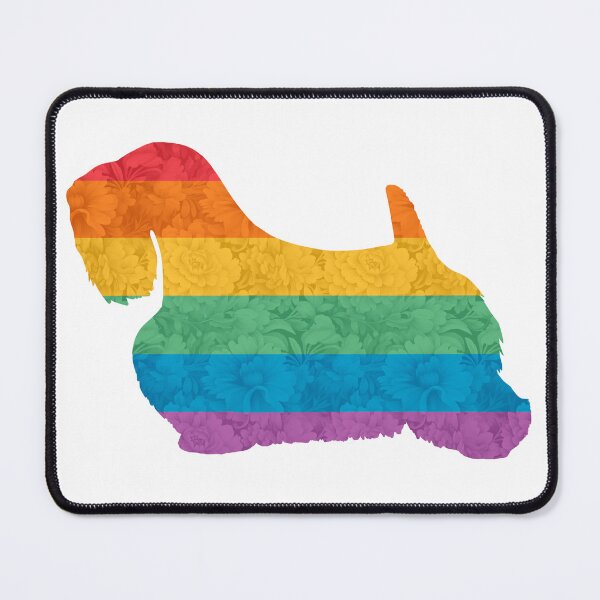 Item preview, Rainbow Pride Sealyham Terrier designed and sold by Spinyflowerart.
