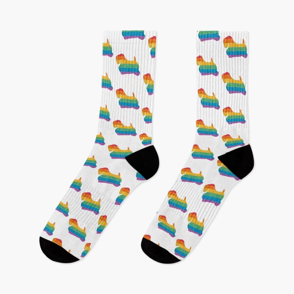 Item preview, Rainbow Pride Sealyham Terrier designed and sold by Spinyflowerart.