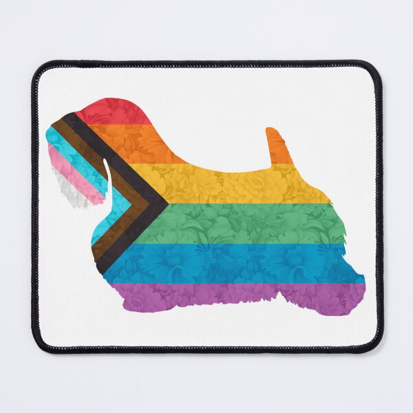 Item preview, Progress Pride Sealyham Terrier designed and sold by Spinyflowerart.