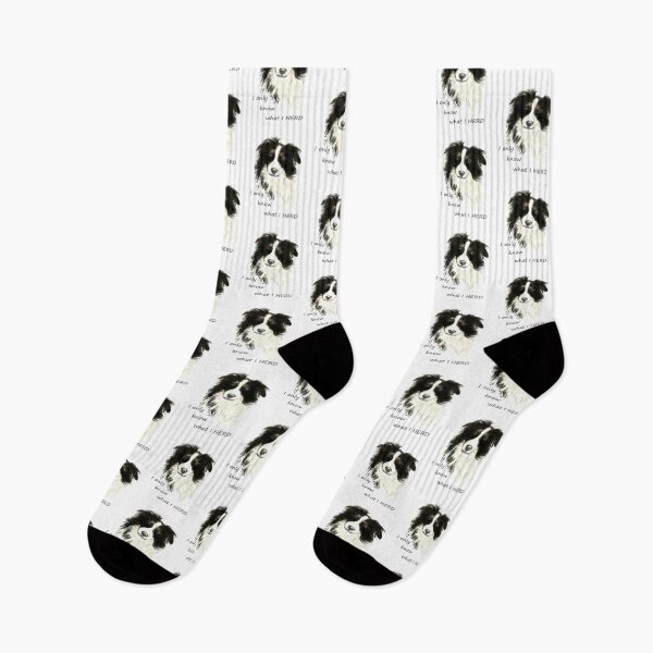 Item preview, I only know what I herd Border Collie Dog Quote designed and sold by countrymouse.