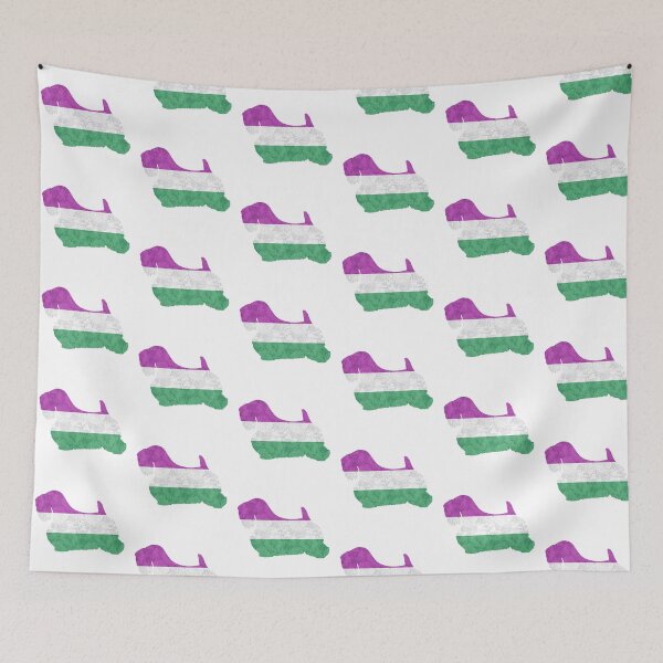 Item preview, Genderqueer Pride Sealyham Terrier designed and sold by Spinyflowerart.