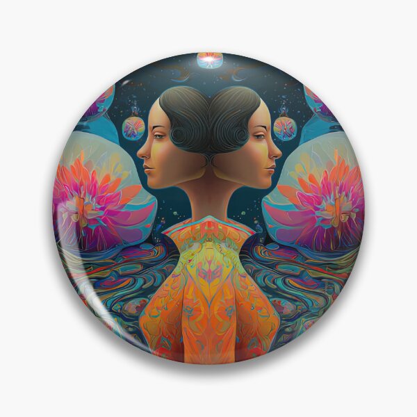 Item preview, Dual Reflections: A Psychedelic Awakening designed and sold by bloorose.