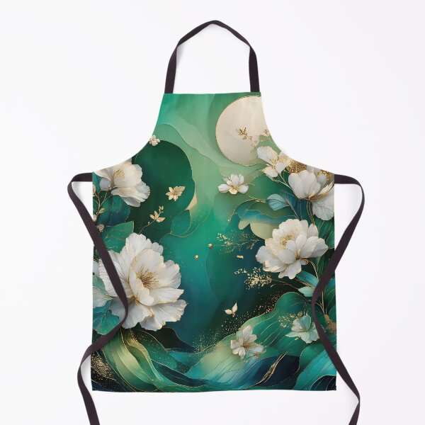Item preview, Mid Century Botanical Retro Geometric Leaves  Florals   Green designed and sold by Prints and Lifestyle.