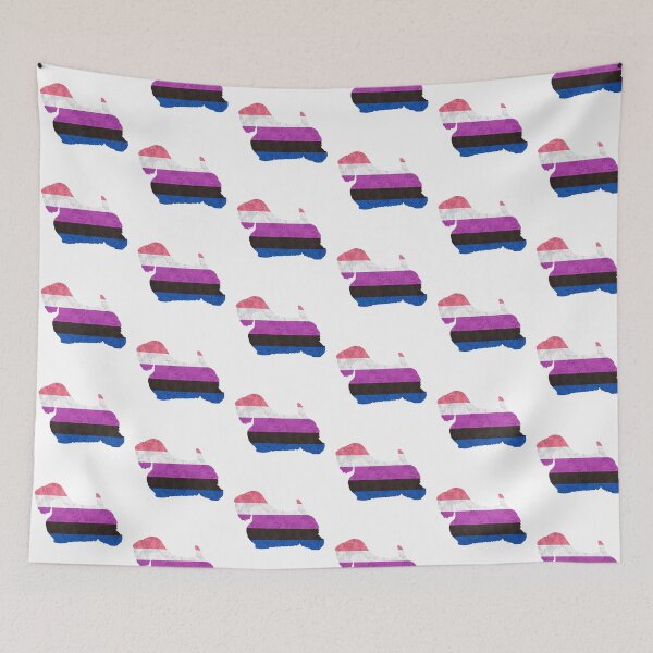 Item preview, Genderfluid Pride Sealyham Terrier designed and sold by Spinyflowerart.