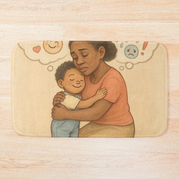 Item preview, She Feels Safe – But I’m Holding Back Storms designed and sold by Neovibe Print.