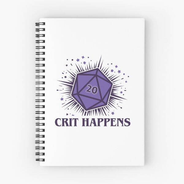 Item preview, Crit Happens (purple) designed and sold by SteveesArt.