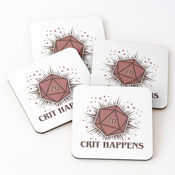 Item preview, Crit Happens (red) designed and sold by SteveesArt.