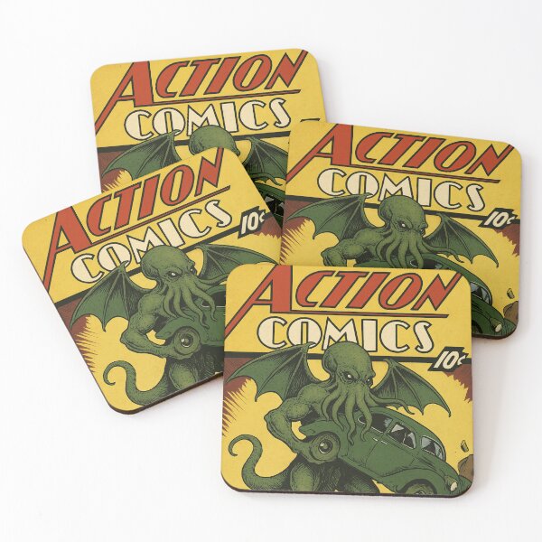 Item preview, Action Comics Cthulhu designed and sold by RedHeavenStudio.