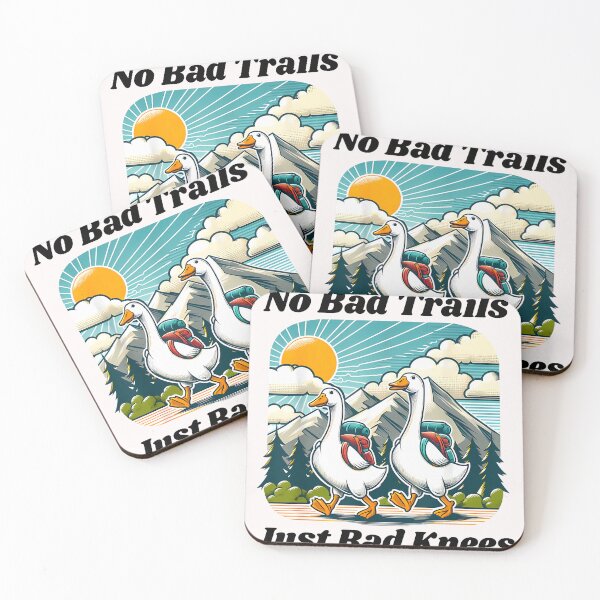 Item preview, Hiking Lover Hiker Silly Goose No Bad Trails Just Bad Knees designed and sold by cawtoon.