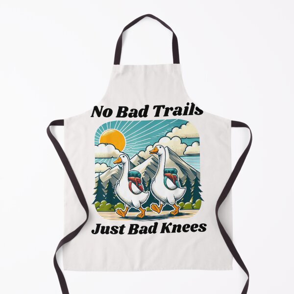 Item preview, Hiking Lover Hiker Silly Goose No Bad Trails Just Bad Knees designed and sold by cawtoon.