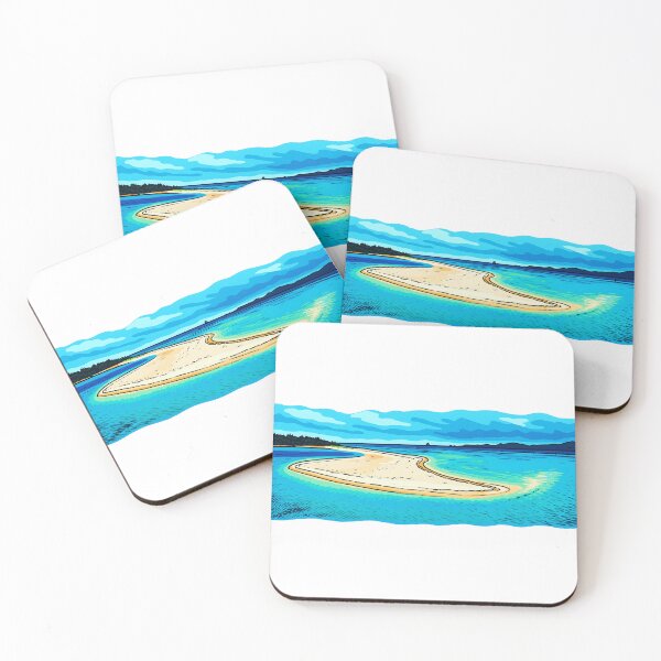 Item preview, Sandbar Flow | Okinawa Tropical Coast - Sticker Cut designed and sold by GEEEN.