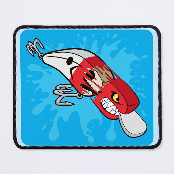 Item preview, Pop Culture Crankbait Fishing Lure - Red White designed and sold by BlueSkyTheory.