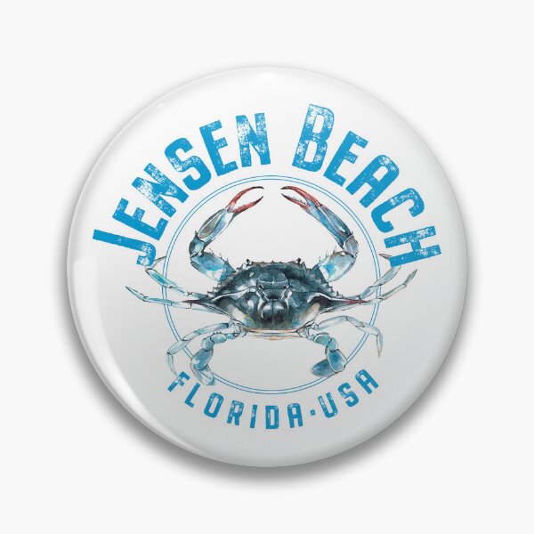 Artikelvorschau, Jensen Beach Florida Blaue Krabbe Design entworfen und verkauft von Futurebeachbum.