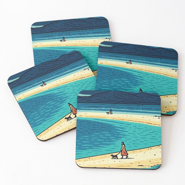 Item preview, Walk on the Sandbar | Okinawa Seaside Moment - Serene Vibes designed and sold by GEEEN.