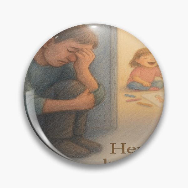 Item preview,  Her Joy Keeps Me Breathing – Sad but Loving Quote Art designed and sold by Neovibe Print.