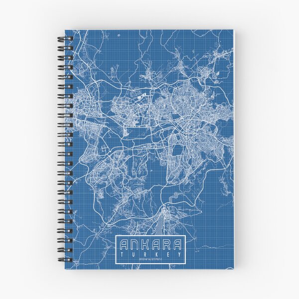 Item preview, Ankara City Map of Turkey - Blueprint designed and sold by deMAP.