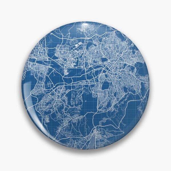 Item preview, Ankara City Map of Turkey - Blueprint designed and sold by deMAP.
