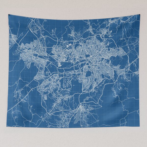 Item preview, Ankara City Map of Turkey - Blueprint designed and sold by deMAP.
