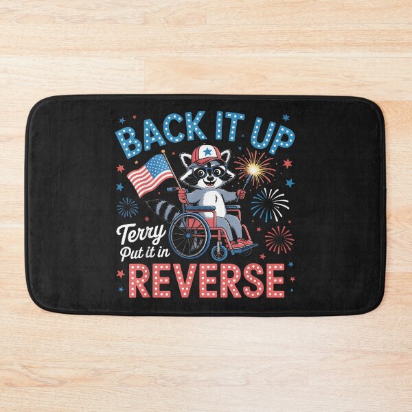 Item preview, Back It Up Terry Put It In Reverse Funny Racoon 4Th Of July designed and sold by cawtoon.