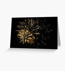 Fireworks at Disneyland, California Greeting Card