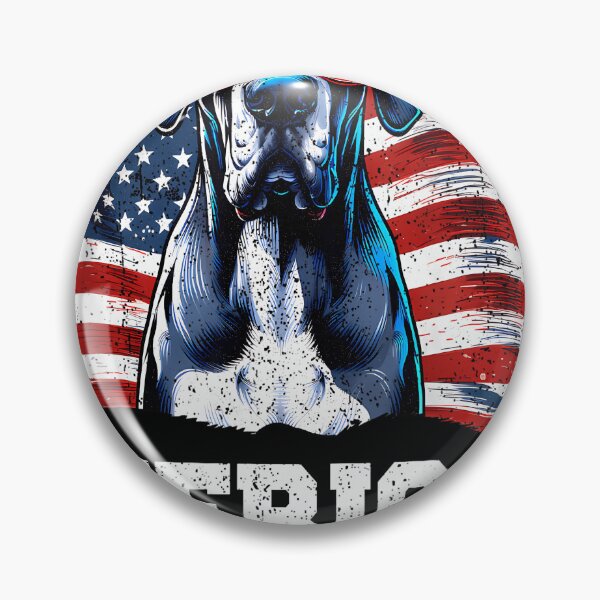 Item preview, Vintage 'Merica Great Dane Sunglasses Patriotic America Flag designed and sold by cawtoon.