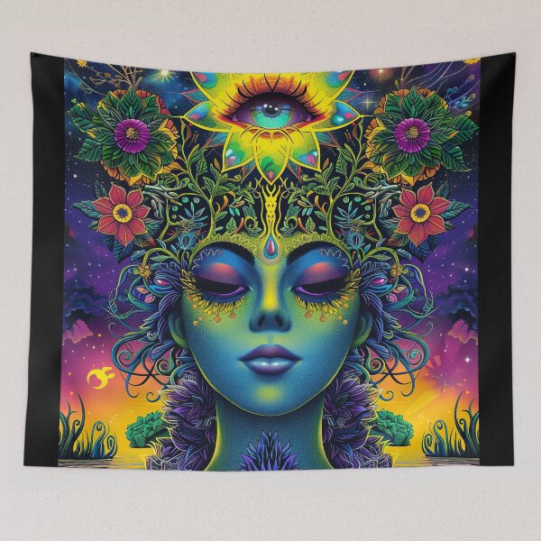 Item preview, Cosmic Awakening: The Earth Mother's Gaze designed and sold by bloorose.