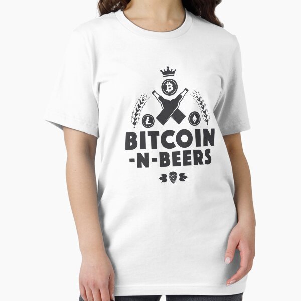 Bitcoin-N-Beers (Center / Light) Essential T-Shirt